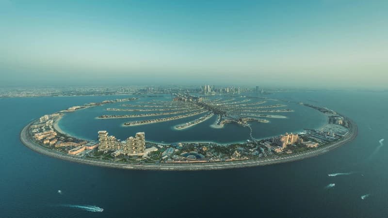 إعلانات بيلبورد في نخلة جميرا، دبي، الإمارات