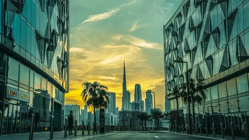 Digital billboard and hoarding advertising in Dubai Design District (d3), UAE